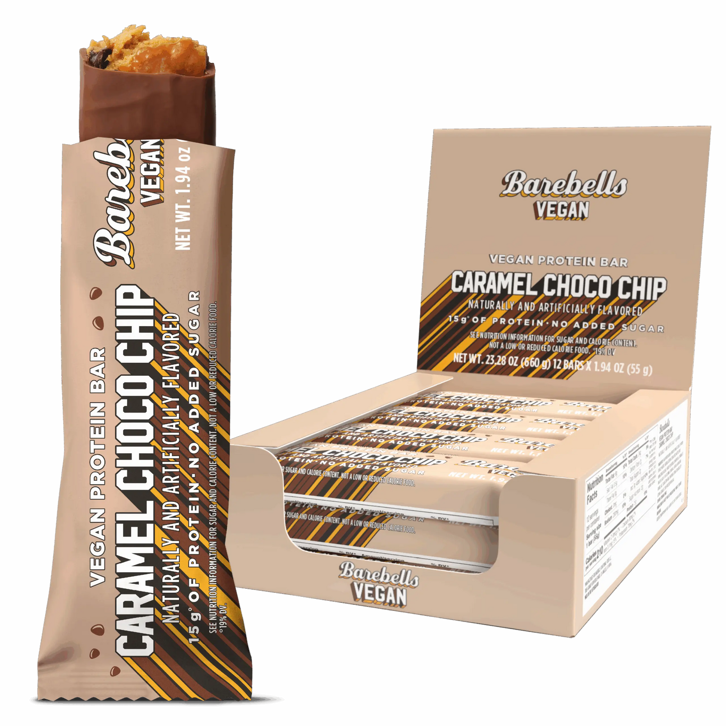 Barebells Vegan Caramel Choco Chip 12-pack