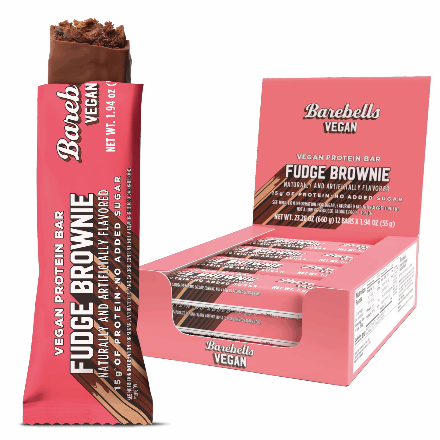 Barebells Vegan Fudge Brownie 12-pack