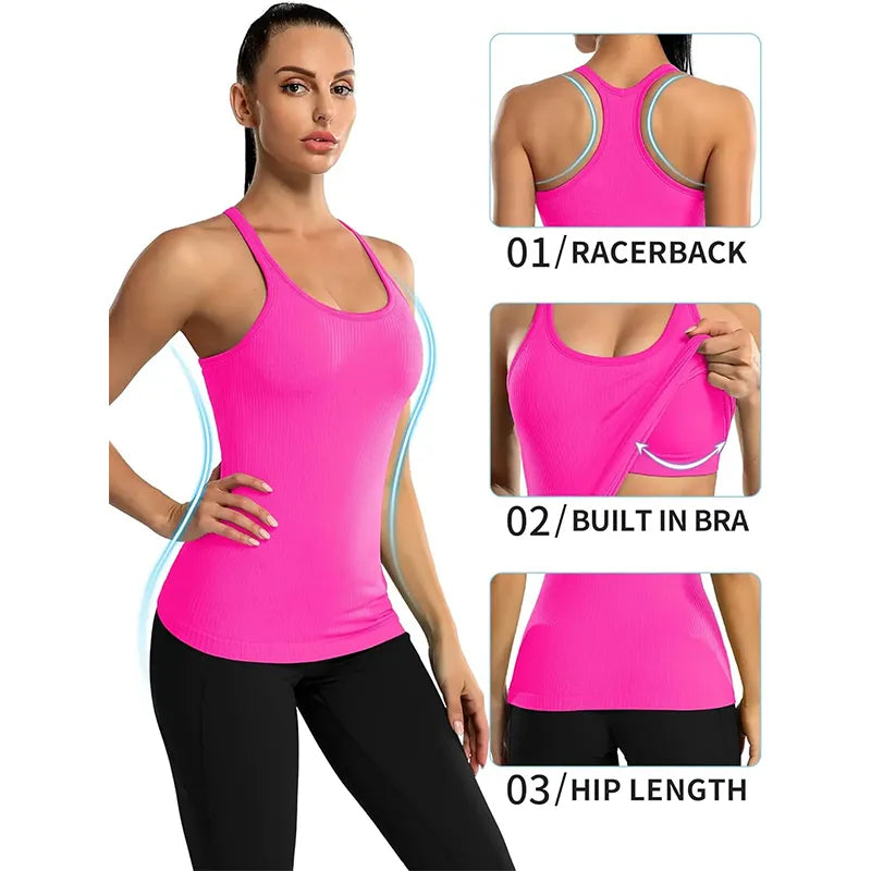 Women' Stretchable Sports Tank Top