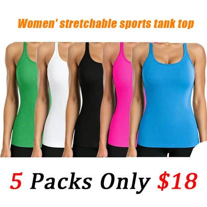 Women' Stretchable Sports Tank Top